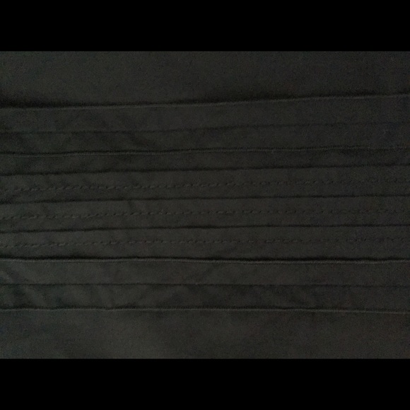 Prada off the shoulders pleat cotton black dress - Picture 7 of 8